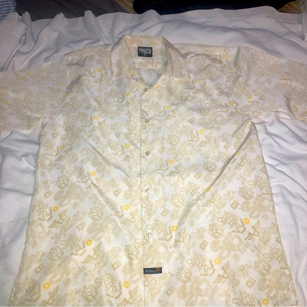 South Pole XL Button Down Shirt Hexagon Product Logo